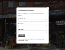 Tablet Screenshot of pattersonsamishfurniture.com